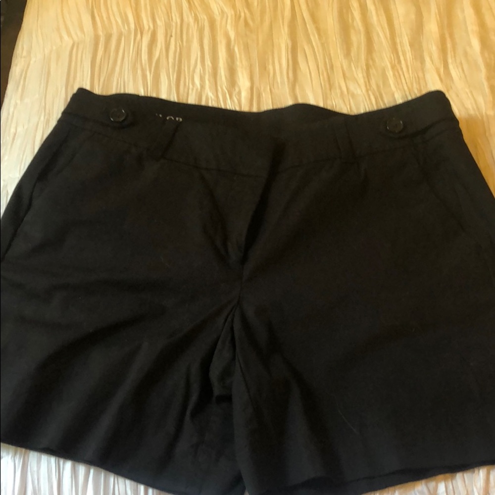 Ann Taylor cotton black shorts